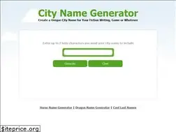 Sites similar to citynamegenerator.com