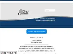 Sites similar to cityofcalifornia.net