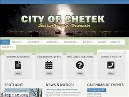 Sites similar to cityofchetek-wi.gov