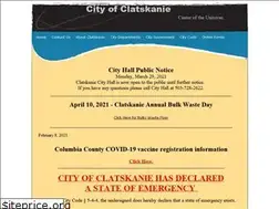 Sites similar to cityofclatskanie.com