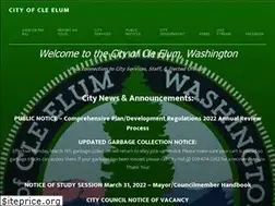 Sites similar to cityofcleelum.com