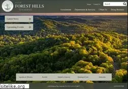 Sites similar to cityofforesthills.com