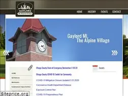 Sites similar to cityofgaylord.com