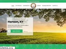 Sites similar to cityofhanson.com