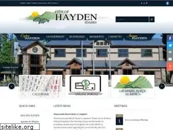 Sites similar to cityofhaydenid.us