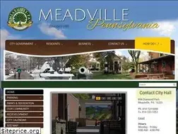 Sites similar to cityofmeadville.org