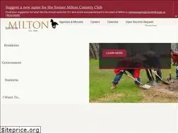 Sites similar to cityofmiltonga.us