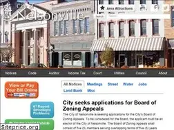 Sites similar to cityofnelsonville.com