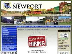 Sites similar to cityofnewport-tn.com