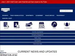 Sites similar to cityofpalestinetx.com