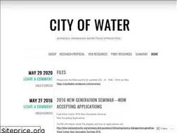 Sites similar to cityofwater.wordpress.com