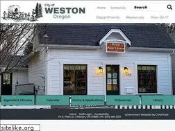 Sites similar to cityofwestonoregon.com