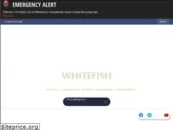 Sites similar to cityofwhitefish.org