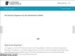 Sites similar to citypassvergleich.de