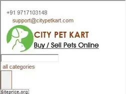 Sites similar to citypetkart.com