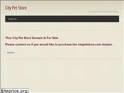 Sites similar to citypetstore.com