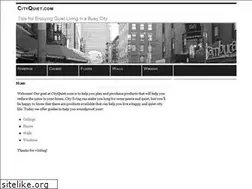 Sites similar to cityquiet.com
