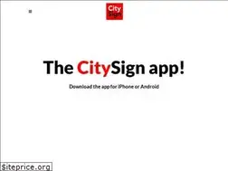 Sites similar to citysignapp.com