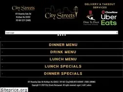 Sites similar to citystreetsrestaurant.com