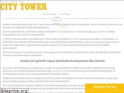 Sites similar to citytowerantalya.com