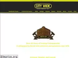 Sites similar to citywidefence.com