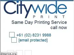 Sites similar to citywideprint.com.au