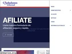 Sites similar to ciudadanosxlibertad.org