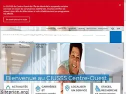 Sites similar to ciussscentreouest.ca