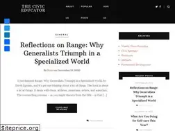 Sites similar to civiceducator.org