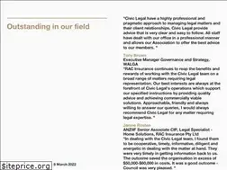 Sites similar to civiclegal.com.au