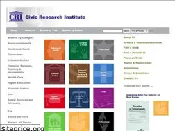 Sites similar to civicresearchinstitute.com