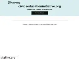Sites similar to civicseducationinitiative.org