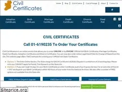 Sites similar to civilcertificates.ie