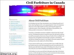 Sites similar to civilforfeiture.ca