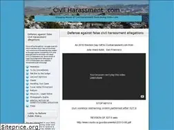 Sites similar to civilharassment.com