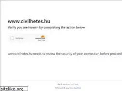 Sites similar to civilhetes.hu
