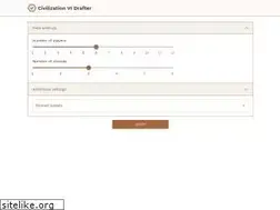 Sites similar to civilizationdrafter.com