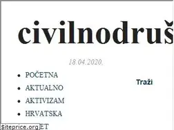 Sites similar to civilnodrustvo.hr