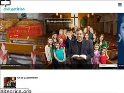 Sites similar to civilpetition.de