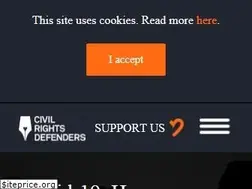 Sites similar to civilrightsdefenders.org
