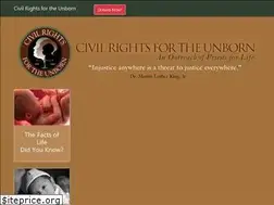 Sites similar to civilrightsfortheunborn.com