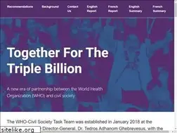 Sites similar to civilsociety4health.org