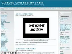Sites similar to civilsocietyindex.wordpress.com
