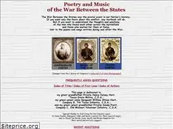 Sites similar to civilwarpoetry.org