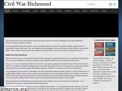 Sites similar to civilwarrichmond.com