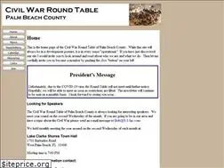 Sites similar to civilwarroundtablepalmbeach.org