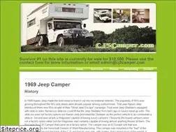 Sites similar to cj5camper.com