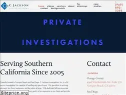 Sites similar to cjacksoninvestigations.com