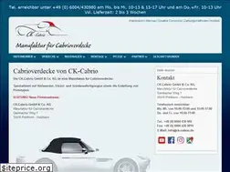 Sites similar to ck-cabrio.de