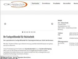 Sites similar to ck-heiztechnik.de